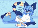 2022 animate_inanimate anthro areola bedroom_eyes belly blue_background blue_body blue_eyes blue_fur blue_hair blueberry_(fruit) blush bodily_fluids breasts cake cake_gore cake_slice cake_transformation candy_gore cel_shading chest_tuft claws cooking_with_furs cutting_self dessert dialogue digital_drawing_(artwork) digital_media_(artwork) domestic_cat dripping ear_tuft english_text eyebrow_through_hair eyebrows eyelashes eyeshadow facial_markings felid feline felis female fluffy fluffy_tail food food_creature food_gore fruit fur gloves_(marking) gore green_eyes hair half-closed_eyes head_markings holding_knife holding_object holding_weapon inner_ear_fluff knife knife_play leg_markings looking_at_viewer lying made_of_cake makeup mammal markings melee_weapon meme multicolored_body multicolored_fur mutilation narrowed_eyes neki_(thehiggles) nipples nude on_side open_mouth paws plant plate puffy_nipples retractable_claws ring_(marking) ringed_tail seductive self-harm shaded simple_background smile socks_(marking) solo star star_(marking) striped_markings striped_tail stripes tail tail_markings talking_to_viewer teeth text thehiggles these_are_all_cakes thick_thighs tongue translucent translucent_hair tuft weapon whiskers white_belly white_body white_fur white_inner_ear_fluff white_whiskers yellow_areola yellow_body yellow_fur yellow_insides yellow_mouth yellow_nipples yellow_sclera yellow_tongue