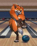 4_toes 5_fingers accident agonizing anthro ball barefoot black_lips bowling bowling_ball crush detailed_background digitigrade featureless_crotch feet fingers fur inside lips male missing_teeth nude orange_body orange_fur ouch pain solo sore teeth throbbing toes wounded yellow_eyes kero_tzuki canid canine fox mammal heavy_(disambiguation) 2022 4:5 digital_media_(artwork) hi_res