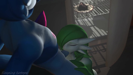 anthro appliance blinking cake dessert dim_lighting duo erection fellatio female female_penetrated food fridge genitals green_hair hair hand_on_hip humanoid_on_humanoid humanoid_penetrated humanoid_penetrating humanoid_penetrating_humanoid kitchen_appliance male male/female male_penetrating male_penetrating_female midnight_snack moan night nipples oral oral_only oral_penetration penetration penile penile_penetration penis_in_mouth sex sleeping_isotope nintendo pokemon gardevoir generation_3_pokemon humanoid pokemon_(species) 16:9 3d_(artwork) 3d_animation animated digital_media_(artwork) hi_res short_playtime sound video widescreen