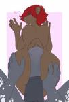 ambiguous_gender animal_genitalia animal_penis anthro big_penis black_penis blush bodily_fluids butt duo equine_genitalia equine_penis erection faceless_character faceless_male female first_person_view fur genital_fluids genitals hair hot_dogging looking_back male male/ambiguous male_pov markings nude penis precum sex spots spotted_body spotted_fur redpixie red_(redpixie) rome_(feuerfrei) bear equid equine horse mammal 2017 hi_res