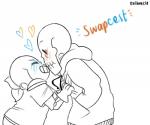 alternate_universe blush bone clothing duo eyes_closed heart_symbol kissing male male/male not_furry simple_background skeleton smile text white_background evilbeetle underswap undertale undertale_(series) papyrus_(underswap) papyrus_(undertale) sans_(underswap) sans_(undertale) animated_skeleton humanoid undead 6:5 english_text hi_res brother_(lore) brothers_(lore) incest_(lore) sibling_(lore)