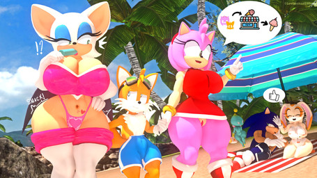 age_difference anthro armwear bat_wings beach beach_towel beach_umbrella bedding being_watched big_breasts big_butt black_bottomwear black_clothing black_shorts blanket blue_body blue_bottomwear blue_clothing blue_eyeshadow blue_fur blue_shorts blue_skin boots bottomless bottomless_anthro bottomless_female bottomwear bow_panties bow_underwear bra breasts butt butt_slap clothed clothing cloud countershade_fur countershading covering covering_breasts covering_self cuckold cuckquean curvy_figure day dessert dress dress_only eating_ice_cream elbow_gloves emoji exclamation_point eye_contact eyeshadow eyewear eyewear_on_head female food footwear footwear_only fur genitals gesture gloves goggles goggles_on_head group half-closed_eyes hand_gesture handwear heart_symbol huge_breasts ice_cream infidelity interrobang larger_anthro larger_female legwear light_body light_skin looking_at_another looking_down looking_down_at_another looking_down_at_partner looking_up looking_up_at_another looking_up_at_partner makeup male male/female mature_anthro mature_female membrane_(anatomy) membranous_wings mostly_nude mostly_nude_anthro mostly_nude_female mostly_nude_male motion_lines narrowed_eyes nature nature_background no_underwear nude nude_male older_anthro older_female older_male onomatopoeia orange_clothing orange_footwear orange_shoes outdoor_nudity outside palm_tree panties panties_only parasol partner_swap pink_boots pink_bra pink_clothing pink_footwear pink_panties pink_underwear plant popsicle popsicle_in_mouth print_clothing print_panties print_underwear public public_nudity pussy_throb question_mark red_clothing red_dress red_footwear red_shoes sand seaside shoes shoes_only shorts shorts_only shota size_difference slap smaller_anthro smaller_male smile smiling_at_another smiling_at_partner smirk smirking_at_another smirking_at_partner sound_effects speech_bubble stockings swimming_trunks swimwear talking_to_another tan_body tan_fur tan_skin text thick_thighs thigh_highs thumbs_up topless topless_anthro topless_female topless_male towel tree trio umbrella underwear underwear_only upskirt voluptuous voluptuous_anthro voluptuous_female vulva waving waving_hand white_body white_boots white_clothing white_footwear white_fur white_panties white_underwear wide_hips wings yellow_body yellow_fur young young_male younger_anthro younger_female younger_male leviantan581re kabalmystic_(modeler) sega sonic_the_hedgehog_(series) amy_rose cream_the_rabbit miles_prower rouge_the_bat sonic_the_hedgehog bat canid canine chao_(sonic) eulipotyphlan fox hedgehog lagomorph leporid mammal rabbit 16:9 2023 3d_(artwork) 4k absurd_res digital_media_(artwork) hi_res widescreen