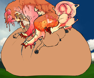 animal_genitalia animal_penis anus ball_inflation balls belly belly_inflation big_balls big_belly bodily_fluids canine_genitalia canine_penis cock_vore cum cumshot duo ejaculation from_behind_position genital_fluids genitals huge_balls huge_belly hyper hyper_balls hyper_genitalia immobile inflation kissing kissing_while_penetrated kissing_while_penetrating knot knotted_penis licking male penetration penile penis puffed_cheeks questionable_consent rough_anal rough_oral rough_sex sex slime slime_in_penis slime_inflation swollen_balls swollen_belly tongue tongue_out tongue_penetration vore yonnixart pierce_(pierce_wolf) zimitri_(yonnixart) goo_creature 6:5 absurd_res hi_res