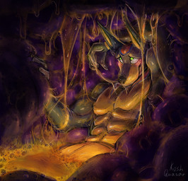 abs anthro anthro_pred bodily_fluids detailed_background detailed_internal dripping fangs foam fully_inside goo_drip guts horn inside_stomach larger_anthro larger_male larger_pred male male_pred male_prey muscular muscular_anthro muscular_male organs pecs purple_body purple_flesh purple_insides purple_internal red_eyes saliva saliva_drip saliva_string sharp_teeth size_difference slime smaller_anthro smaller_male soft_vore spiked_tail spikes spikes_(anatomy) stomach stomach_acid tail teeth text vore wet willing_pred willing_prey koshquasar mythology devourer_(razor_koopa) anubian_jackal canid canine canis dragon goo_creature goo_dragon jackal mammal mythological_creature mythological_scalie scalie 2025 digital_media_(artwork) hi_res watermark