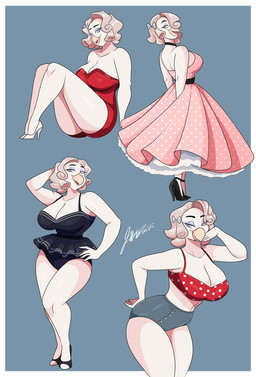 anthro big_breasts blue_eyes bottomwear breasts clothing dress eyeshadow feathers female footwear high_heels leotard makeup one-piece_swimsuit shoes shorts solo swimwear thick_thighs white_body white_feathers wide_hips jwinkz avian bird corvid oscine passerine hi_res