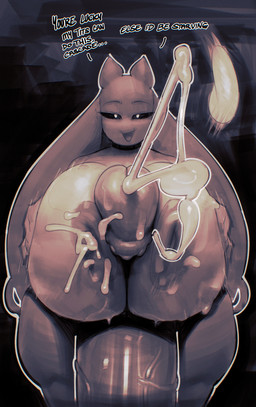 4_fingers anthro areola belly big_breasts big_penis black_sclera bodily_fluids breast_play breasts clothing cum cum_on_breasts cum_on_penis cumshot curvy_figure duo ejaculation erection female fingers genital_fluids genitals glans glistening glistening_areola glistening_belly glistening_bodily_fluids glistening_body glistening_breasts glistening_clothing glistening_cum glistening_genital_fluids glistening_genitalia glistening_glans glistening_legs glistening_nipples glistening_penis glistening_pseudo_hair glistening_skin glistening_thighs glistening_thong glistening_underwear huge_breasts huge_penis humanoid_genitalia humanoid_penis hyper hyper_genitalia hyper_penis light male male/male nipples not_furry nude open_mouth open_smile orgasm penile penis pseudo_hair sex simple_background smile solo_focus talking_to_viewer tendrils text thick_thighs thong titfuck underwear vein veiny_penis white_eyes wide_hips sqoon vidyut_(somesableye) alien alien_humanoid ambiguous_species humanoid puwa 2026 colored digital_drawing_(artwork) digital_media_(artwork) english_text greyscale hi_res lighting monochrome shaded intersex_(lore) male_(lore)