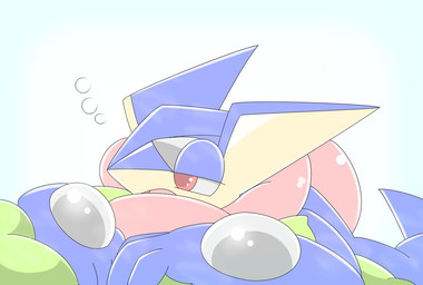 2015 ambiguous_gender amphibian anthro bed frog greninja half-closed_eyes inside lying nintendo on_bed open_mouth pokémon red_eyes solo tongue type video_games
Rating: Safe
Score: 4
User: N7
Date: February 03, 2015 2015 ambiguous_gender amphibian anthro bed frog greninja half-closed_eyes inside lying nintendo on_bed open_mouth pokémon red_eyes solo tongue type video_games
Rating: Safe
Score: 4
User: N7
Date: February 03, 2015