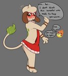 anthro backless_outfit blush butt clothing embarrassed eyewear female glasses solo sweater topwear virgin_killer_sweater mr.smile meme_clothing nintendo pokemon kai_(mr.smile) mimi_(mr.smile) buizel generation_2_pokemon generation_4_pokemon pokemon_(species) smeargle hi_res meme