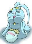 >o< alternate_form ambiguous_gender big_breasts blissful_mouth blush blush_stickers bodily_fluids breasts cowgirl_position drooling duo eyes_closed female from_behind_position from_front_position mounting on_bottom on_top pinned pinned_arms pinned_to_ground saliva sex regunya nintendo pokemon generation_1_pokemon generation_4_pokemon legendary_pokemon manaphy pokemon_(species) squirtle hi_res