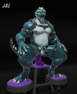 3_fingers 4_toes abstract_background anal anal_masturbation anal_penetration anthro balls belly biceps blinking blue_body blue_tongue chastity_cage chastity_cage_only chastity_device chastity_device_only cheek_spikes chin_spikes claws crouching digitigrade dildo dildo_in_ass dildo_insertion dildo_sitting dragon_dildo facial_spikes fangs feet fingers front_view furniture genitals harness leather leather_harness looking_at_viewer looking_away looking_pleasured male male_penetrated masturbation moan muscular muscular_male navel nipples nude nude_anthro nude_male object_in_ass penetration pupils purple_dildo quads ridged_dildo riding_dildo sex_toy sex_toy_in_ass sex_toy_insertion short_loop slit_pupils solo spiked_tail spikes spikes_(anatomy) spread_legs spreading stool straps stylized_chastity_cage tail tapering_tail teeth text toe_claws toes tongue wearing_chastity_cage wearing_chastity_device white_belly yellow_eyes yellow_sclera j.g.l hekar brightosaur scalie 3d_(artwork) 3d_animation animated artist_name digital_media_(artwork) hi_res loop no_sound short_playtime webm