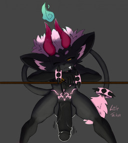 accessory anthro balls bell bell_collar big_balls big_ears big_penis black_sclera blue_fire bracelet collar colored_fire erection fire front_view furgonomics genitals gesture glowing glowing_tattoo grey_background hair hand_gesture horn huge_penis humanoid_genitalia humanoid_penis inner_ear_fluff jewelry long_tail looking_at_viewer male male_anthro motion_lines nude penis pink_hair pointing pointing_at_penis presenting presenting_penis pupils red_horn ring short_hair simple_background slit_pupils snaggle_tooth solo spiked_bracelet spiked_collar spikes standing tail tail_accessory tail_jewelry tail_ring tail_tuft tattoo tuft wide_stance womb_tattoo yellow_eyes littletrixter trix_(littletrixter) demon felid feline mammal 2024 hi_res