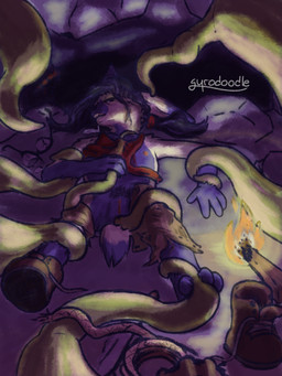 anal anal_penetration anthro between_toes bodily_fluids bottomwear breasts broken_glass broken_glasses cave cavern clothing dipstick_ears dramatic_lighting drooling ear_markings eyewear feet female fighting_back forced fur genitals glass glasses hair half_naked lore losing_control multicolored_ears nipples open_mouth pants penetration plant rape restrained saliva sex shirt short_story sleep_sex sleeping small_breasts solo tentacle_penetration tentacle_rape tentacle_sex tentacles toes topwear torch torn_bottomwear torn_clothing torn_pants torn_shirt torn_topwear unconscious underground vines white_body white_fur gyrodoodle mabel_frost arthropod centipede lagomorph leporid mammal myriapod rabbit 3:4 absurd_res hi_res story story_in_description