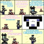 ageplay anthro clothing comic dialogue diaper digital_media_(artwork) english_text female hate infantilism kyle_bridgett male pixel_(artwork) roleplay tail text ultimate_babyfur_webcomic unknown_artist what