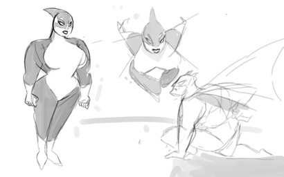 5_fingers anthro arm_support big_breasts biped breasts breasts_apart cape clothed clothed/nude clothed_human clothed_male clothing dark_body duo empty_eyes extended_arms eyebrows featureless_breasts female fin fingers gloves_(marking) huge_hips humanoid_hands kneeling leg_markings legs_together light_body lips looking_at_viewer male markings mask mouth_closed multicolored_body nude nude_anthro nude_female on_one_knee plantigrade pose simple_background socks_(marking) standing straight_legs superhero superhero_costume teeth thick_thighs two_tone_body white_background wide_hipped_anthro wide_hipped_female wide_hips 4chan_anon unknown_artist batman_(series) dc_comics batman orca_(dc) aquatic cetacean dolphin human mammal oceanic_dolphin orca toothed_whale 16:10 2025 black_and_white digital_drawing_(artwork) digital_media_(artwork) hi_res monochrome sketch widescreen