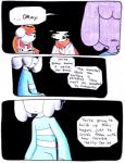 aftertale ambiguous_gender animated_skeleton black_background bone chara_(undertale) clothing coat comic dialogue english_text frisk_(undertale) geno_sans_(aftertale) human humanoid loverofpiggies mammal not_furry papyrus_(undertale) scarf simple_background skeleton text topwear undead undertale undertale_(series)