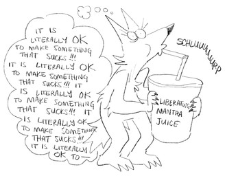 anthro container cup drinking drinking_straw eyelashes fur holding_container holding_cup holding_object simple_background standing tail text thought_bubble white_background twistcmyk twist_(twistcmyk) canid canine mammal 2025 absurd_res digital_drawing_(artwork) digital_media_(artwork) english_text hi_res monochrome sketch