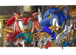 accessory ambiguous_gender anthro blue_body blue_fur clothing ear_piercing fur gangsta group hair_accessory hairband hat headgear headwear jacket male piercing scarf shirt topwear unknown_artist sega sonic_the_hedgehog_(series) amy_rose knuckles_the_echidna miles_prower sonic_the_hedgehog canid canine eulipotyphlan fox hedgehog mammal