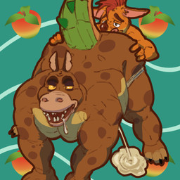 anal anthro anthro_on_anthro ass_up bodily_fluids drooling duo food fruit genital_fluids hybrid_anthro licking licking_lips looking_pleasured male male/male oral overweight overweight_male peach_(fruit) peeing_on_ground plant raised_tail rimming saliva sex simple_background tail thick_tail tongue tongue_out urine urine_on_ground watersports avalath_tiger activision crash_bandicoot_(series) crash_bandicoot dingodile bandicoot canid canine canis crocodile crocodilian dingo hybrid mammal marsupial reptile scalie 1:1 hi_res