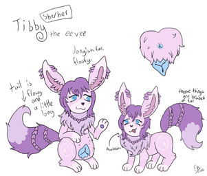 animal_genitalia animal_vulva blue_genitals canine_genitalia canine_vulva female feral fur genitals purple_body purple_fur solo tibby_(sacrificialhound) vulva sa sacrificialhound nintendo pokemon eevee generation_1_pokemon pokemon_(species) absurd_res hi_res model_sheet