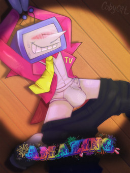electronics for_a_head male screen screen_face solo television cobycat deltarune undertale_(series) tenna_(deltarune) humanoid object_head screen_head tv_head 3:4 absurd_res hi_res