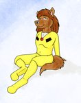 anthro black_nose brown_body brown_fur brown_hair clothed clothing female flat_chested fur hair solo alan_foreman freefall_(webcomic) florence_ambrose bowman's_wolf canid canine canis mammal red_wolf wolf