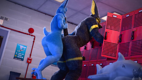 anthro anthro_on_anthro anthro_penetrated anthro_penetrating anthro_penetrating_anthro backsack balls black_balls black_body black_fur black_nose black_penis blue_body blue_fur blue_penis bouncing_butt bouncing_penis butt erection eyewear fangs fire_alarm fluffy foreskin fur genitals glans glasses humanoid_genitalia humanoid_penis inside interspecies larger_anthro larger_male larger_penetrated locker_room male male/male male_penetrated male_penetrating male_penetrating_male markings multiple_angles nipples nude penetration penis sex sharp_teeth size_difference smaller_anthro smaller_male sound_effects tail tail_grab teeth thrusting yellow_body yellow_eyewear yellow_fur yellow_glans yellow_glasses yellow_markings yellow_nipples yellow_penis twitchyanimation gin_(twitchyanimation) rami_(twitchyanimation) anubian_jackal bat canid canine canis jackal mammal 16:9 2025 3d_(artwork) 3d_animation animated digital_media_(artwork) hi_res huge_filesize loop short_playtime sound voice_acted webm widescreen