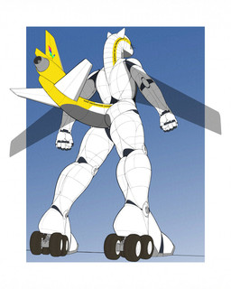 aircraft airplane anthro back_wings black_body butt cockpit jet jet_engine low-angle_view machine male metallic_body not_furry nude nude_anthro nude_male rear_view solo tail vehicle wheel wheel_feet white_body wings ndragon3 acidthemd11 aeromorph living_aircraft living_machine living_vehicle digital_media_(artwork) hi_res