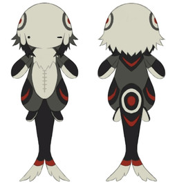 ambiguous_gender anthro belly black_hands black_highlights black_tail brown_body chest_tuft countershading dipstick_tail dot_eyes forked_tongue fur gloves_(marking) grey_highlights grey_markings head_markings highlights_(coloring) leg_markings markings mouthless noseless one_eye_closed red_markings red_tail_tip simple_background simple_eyes socks_(marking) solid_circle_eyes solo tail tail_markings tan_belly tan_body tan_countershading tan_fur tan_hands tan_tail_tip tongue tuft white_background jejejunum nero_(charbroiler) fraid_(species) full-length_portrait hi_res model_sheet portrait