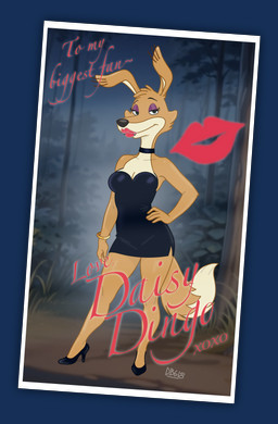 anthro autograph bracelet breasts character_signature choker clothed clothing curvy_figure date dress eyeshadow female floppy_ears footwear fur hand_on_hip high_heels jewelry kiss_mark light lipstick looking_at_viewer makeup moonlight necklace photo seductive shoes simple_background smile solo star tail transparent_background dragonboy618 blinky_bill_(series) daisy_dingo canid canine canis dingo mammal alpha_channel digital_media_(artwork) hi_res signature