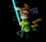 anthro beard blonde_hair blue_lightsaber chibi clothing costume electronics facial_hair fur fursuit hair headgear headphones headset holding_melee_weapon holding_object holding_sword holding_tool holding_weapon hoodie humor lightsaber male melee_weapon not_furry_wearing_fursuit parody pikachu_hoodie pokemon_costume shovel simple_background solo sword tail text tools topwear transparent_background weapon yellow_body yellow_fur dhuchonninator nintendo pewdiepie pokemon star_wars felix_kjellberg generation_1_pokemon human mammal pikachu pokemon_(species) rodent alpha_channel crossover english_text grandfathered_content