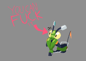 ambiguous_gender antennae_(anatomy) blush directional_arrow flag flag_(object) green_body grey_background headlight_eyes interrobang machine metallic_body moped simple_background solo text tire vehicle wide_eyed giik emmie_(giik) arthropod insect living_machine living_vehicle mantis 2024 digital_drawing_(artwork) digital_media_(artwork) english_text pixel_(artwork) nonbinary_(lore)