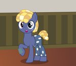 blonde_hair blue_eyes bottomwear clothing cutie_mark dreadlocks freckles hair heterochromia inside looking_at_viewer male pants pose purple_eyes solo badumsquish friendship_is_magic hasbro my_little_pony star_tracker_(mlp) equid equine horse mammal pony hi_res