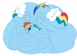big_butt blob blue_fur butt cutie_mark equine female friendship_is_magic fur guyfuy hair horse immobile morbidly_obese multi-colored_hair my_little_pony overweight pegasus plain_background pony rainbow_dash_(mlp) rainbow_hair white_background wings
Rating: Safe
Score: -14
User: Lordryu
Date: September 22, 2012