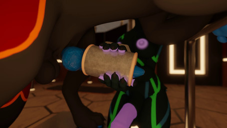 animal_genitalia animal_penis anthro balls big_penis black_body black_fur blue_body blue_fur blue_pawpads blue_penis breasts colorado_style_artificial_vagina duo equine_genitalia equine_penis fur genitals glowing glowing_genitalia glowing_pawpads glowing_penis green_body green_fur herm huge_penis intersex intersex/intersex knot knotted_penis masturbation_ring medial_ring nipples orange_body orange_fur pawpads penetrable_sex_toy penis purple_flesh purple_nipples red_body red_fur servicing_from_below sex_toy sheath thrusting data_hellfire aurora_hellfire data_hellfire_(character) hobkin hyena mammal taur 16:9 3d_(artwork) 3d_animation animated digital_media_(artwork) hi_res no_sound short_playtime video widescreen