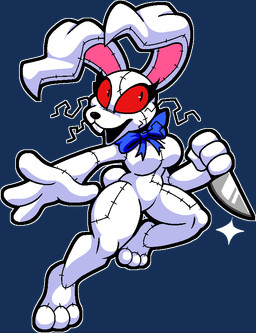 3_toes 4_fingers anthro bent_arm bent_leg black_nose blue_bow_tie bow_tie breasts buckteeth eyelashes featureless_breasts featureless_crotch feet female female_anthro fingers holding_knife holding_object knife left-handed light long_ears medium_breasts open_mouth outline pink_inner_ear pose red_eyes seam_(sewing) simple_background solo sparkles straight_leg teeth toes transparent_background whiskers white_body white_outline bobberbobman five_nights_at_freddy's five_nights_at_frickbear's_(series) five_nights_at_frickbear's_3 scottgames vannabelle_dewlap vanny_(fnaf) lagomorph leporid mammal rabbit 2024 alpha_channel colored digital_drawing_(artwork) digital_media_(artwork) english_description full-length_portrait lighting official_art portrait shaded