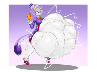 abdominal_bulge accessory anthro belly big_belly black_nose border bottomwear breasts clothing elemental_manipulation eyelashes female fire fire_manipulation footwear forehead_gem gem gloves hair hair_accessory hairband handwear huge_belly hyper hyper_belly looking_at_belly looking_at_own_belly looking_down motion_lines navel_outline pants purple_background purple_body purple_clothing purple_ears purple_hair purple_tail purple_topwear red_clothing red_footwear red_gem red_hairband red_shoes shoes simple_background solo tail tan_inner_ear three-quarter_view tight_clothing topwear vore white_border white_bottomwear white_clothing white_gloves white_handwear white_pants yellow_eyes 0mrj0 sega sonic_the_hedgehog_(series) blaze_the_cat domestic_cat felid feline felis mammal 2025 4:3 colored digital_media_(artwork) hi_res shaded unavailable_at_source