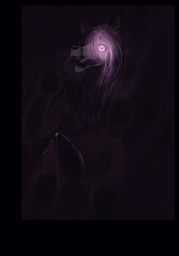 against_surface against_window anthro black_body black_border black_fur bone border breasts breath fur genitals gynomorph hair intersex knot knotted_penis long_hair long_tongue on_glass penis purple_eyes skull skull_head solo tongue tongue_out window furociousarts scp_foundation scp-1471-a canid canine humanoid mammal absurd_res hi_res
