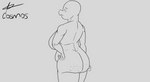 anthro big_breasts big_butt breasts butt butt_focus butt_grab butt_slap disembodied_hand duo female genitals grope hand_on_butt overweight pussy slap slightly_chubby slightly_chubby_female solo spanking spread_butt spreading standing thick_thighs cosmosarts blue_esperanza gravelin animated hi_res short_playtime