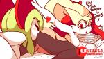 2018 2d_animation 7:4 animated anthro anthro_on_anthro blush bodily_fluids bottomwear braix_(diives) braixen breasts butt clothed clothing cunnilingus dialogue diives duo eyes_closed eyewear female female/female frame_by_frame generation_3_pokemon generation_6_pokemon genital_fluids genitals glasses heart_symbol kirlia lia_(diives) licking mostly_nude nintendo nipples no_underwear nose_to_anus open_mouth oral pokemon pokemon_(species) pussy red_eyes sex short_playtime skirt spread_legs spreading tongue tongue_out vaginal vaginal_fluids