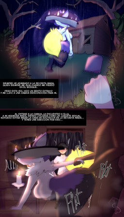 anthro anthro_penetrated being_watched big_breasts black_body black_fur bodily_fluids breasts cabin candle candlelight clothing cuckold dark_body dark_skin dialogue_box faceless_character faceless_human faceless_male female from_behind_position fur hat headgear headwear human_on_anthro human_penetrating human_penetrating_anthro infidelity interspecies light looking_at_another male male/female multicolored_body multicolored_fur onomatopoeia penetration pov_hands profanity purple_body purple_fur raining sex sign sound_effects sweat sweatdrop tail teasing text tombstone tongue tongue_out veil white_body white_fur yellow_body yellow_fur tad_shummar nintendo pokemon fan_character maria_draconegro_(adlm13) braixen canid canine fox generation_6_pokemon ghost human mammal pokemon_(species) spirit absurd_res digital_drawing_(artwork) digital_media_(artwork) hi_res spanish_description spanish_text translated