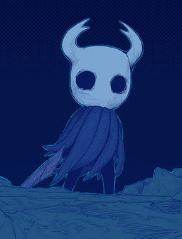2_horns ambiguous_gender biped clothed clothing empty_eyes holding_melee_weapon holding_object holding_weapon horn melee_weapon nail_(weapon) solo standing vloak weapon sharpski hollow_knight_(franchise) team_cherry the_knight_(hollow_knight) arthropod vessel_(species) 2026 absurd_res hi_res