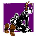 anthro bdsm bondage bondage_gear bound clothing harness latex latex_clothing latex_skinsuit male petplay puppyplay roleplay rubber_clothing skinsuit solo tight_clothing james_newland spacepupsilver stoobs deer mammal 1:1 hi_res