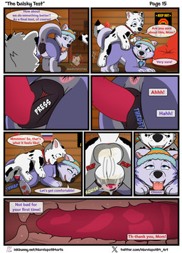 adolescent animal_genitalia animal_penis animal_vulva anus balls birth_control blue_eyes bodily_fluids butt butt_focus cabin canine_genitalia canine_penis canine_vulva clitoris collapsed collar dialogue doggystyle drugs duo ejaculation erection female feral fluffy fluffy_ears fluffy_fur fluffy_tail from_behind_position fur genital_fluids genitals happy happy_sex humping inside internal internal_vaginal knot knotted_penis male male/female markings orgasm orgasm_face penetration penis penis_in_uterus pills pressing purple_body purple_fur sex size_difference speech_bubble spots spotted_body spotted_fur tail text tongue tongue_out tremble_lines vaginal vaginal_fluids vaginal_penetration vaginal_squirting vulva wet wet_balls wet_penis white_body white_fur winter_cap young marvispot84 nickelodeon paw_patrol everest_(paw_patrol) spots_(oc_marvispot84) canid canine canis dalsky_(dalmatian_and_husky) domestic_dog husky mammal nordic_sled_dog siberian_husky spitz absurd_res cel_shading comic english_text hi_res shaded incest_(lore) mother_(lore) mother_and_child_(lore) mother_and_son_(lore) parent_(lore) parent_and_child_(lore) parent_and_son_(lore) son_(lore)