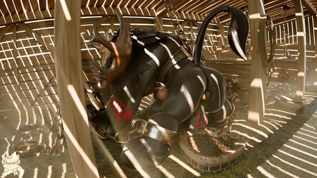 anthro balls barn black_body black_fur bound butt chain feces fur genitals grey_body grey_fur hooves horn male male_anthro male_pooping nude nude_anthro nude_male pooping pooping_in_toilet raised_tail scatplay shackled solo tail tail_tuft text toilet_use tuft poverizer blizzard_entertainment warcraft bovid bovine mammal tauren 16:9 3d_(artwork) 3d_animation animated artist_name blender_(artwork) digital_media_(artwork) hi_res loop short_playtime sound video widescreen