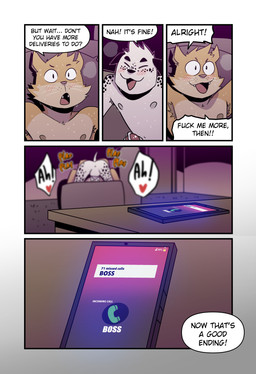 anthro anus armpit_hair asking_for_more balls black_spots blush bodily_fluids body_hair butt cellphone cum cum_on_another cum_on_penis cute_fangs dialogue duo electronics excited fangs five_frame_image fur furniture genital_fluids genitals glans heart_symbol male missed_call moan nipples offscreen_character penis phone profanity realization sex sofa sofa_sex speech_bubble spots sweat tail tan_body tan_fur teeth text whiskers white_body white_fur t0l0k dalton_(t0l0k) gus_(t0l0k) canid canine canis dalmatian domestic_cat domestic_dog felid feline felis mammal comic english_text hi_res multiple_scenes