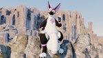 anthro genitals growth growth_drive hyper hyper_genitalia male nature nature_background penis richard_(vrchat) solo richardhoproo vrchat kangaroo macropod mammal marsupial 16:9 hi_res widescreen