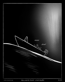 anthro black_background black_border boat border broken_glass duo falling glass male motorboat_(boat) night simple_background spray vehicle watercraft wave yelp sharkinthepark maccaw_(sharkinthepark) macleish_(sharkinthepark) avian bird canid canine canis domestic_dog mammal owl 2025 4:5 absurd_res comic greyscale hi_res monochrome