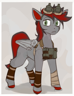 feral gear male solo wings marsminer hasbro my_little_pony mythology equid equine horse mammal mythological_creature mythological_equine pegasus pony