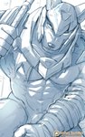 abs anthro bandage male muscular muscular_anthro muscular_male nipples pecs solo sollyz league_of_legends riot_games tencent nasus_(lol) anubian_jackal canid canine canis jackal mammal 2023 5:8