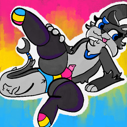 anthro anus blep clothing erection footwear grey_body legwear lgbt_pride looking_away lying male multicolored_clothing multicolored_footwear multicolored_legwear multicolored_socks multicolored_thigh_highs multicolored_thigh_socks multicolored_underwear outline pansexual_pride_colors pattern_clothing presenting_crotch pride_color_background pride_color_clothing pride_color_footwear pride_color_legwear pride_color_socks pride_color_thigh_highs pride_color_thigh_socks pride_color_underwear pride_colors raised_leg simple_background socks solo striped_clothing stripes thigh_highs thigh_socks tongue tongue_out underwear theenyface jay_the_rabbit aquatic fish hybrid lagomorph leporid mammal rabbit shark 1:1 aliasing digital_drawing_(artwork) digital_media_(artwork)